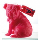 Sam Suffit! Bulldog Candle Pink
