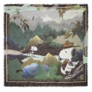 Codello Schal Peanuts Snoopy Wolle/Modal Olive