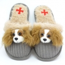 Fuzzynation King Charles Slippers Small